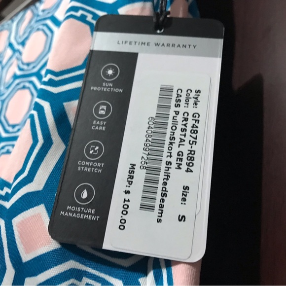 Tail Activewear Golf Skort Geometric Small NWT - Picture 4 of 6